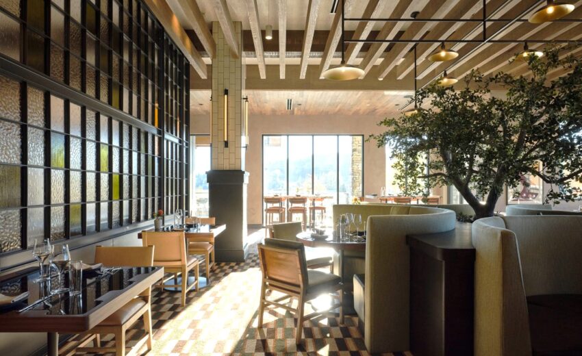 Custom Fabricated Oak Tree at Marriott Somm Hotel & Spa