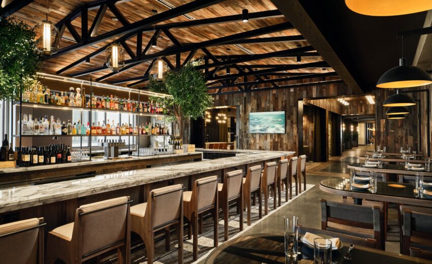 2 fabricated 10 ft Olive trees at Marriott Somm Hotel